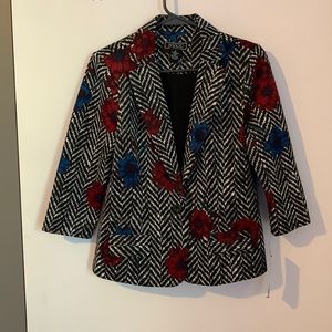Flowery blazer